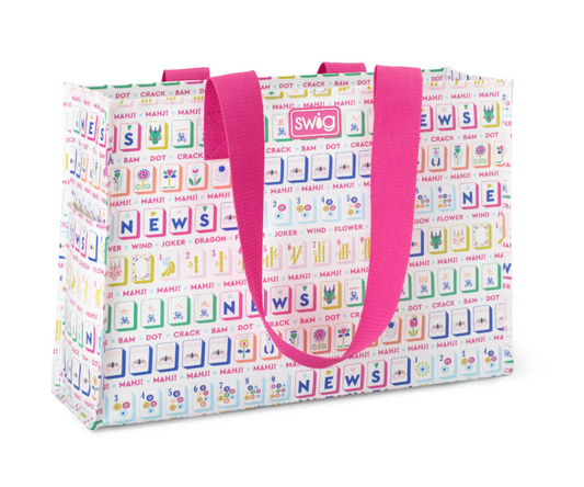 MAHJONG Large Reusable Bag