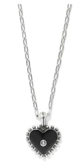 JM0183 PRETTY TOUGH AMOUR HEART NECKLACE