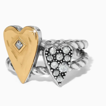 J63462 LOVE MESSAGES YOU R LOVED RING SIZE 6