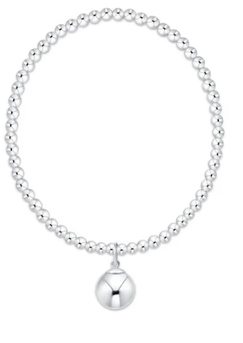 ENEWTON BCLSS3CLSS10 LASSIC STERLING 3MM STERLING 10MM CHARM BRACELET