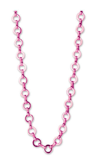 CHARM IT! Pink Chain Necklace