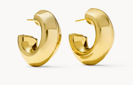 Embry Gold Hoop Earrings Kendra Scott