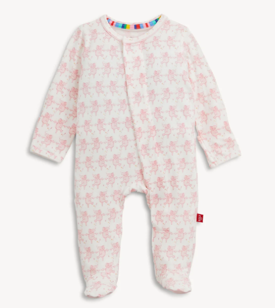 Trunkettes Pink Magnetic Me Modal Footie