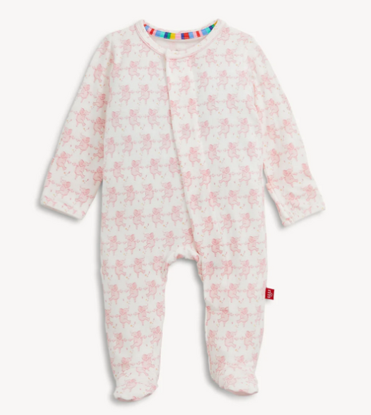 Trunkettes Pink Magnetic Me Modal Footie