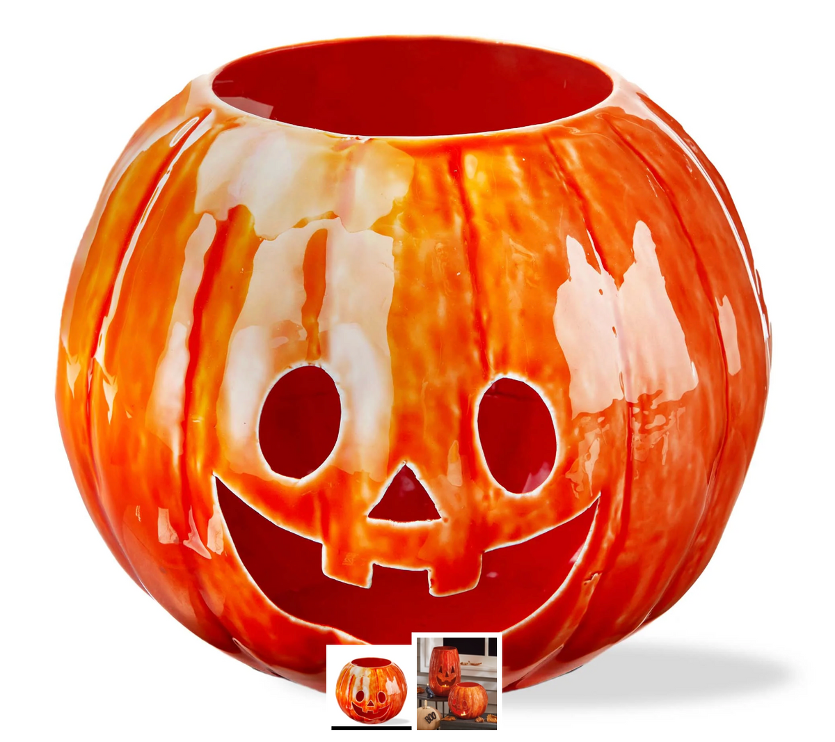H-26 JACK-O-LANTERN ENML LUMINARY SHORT