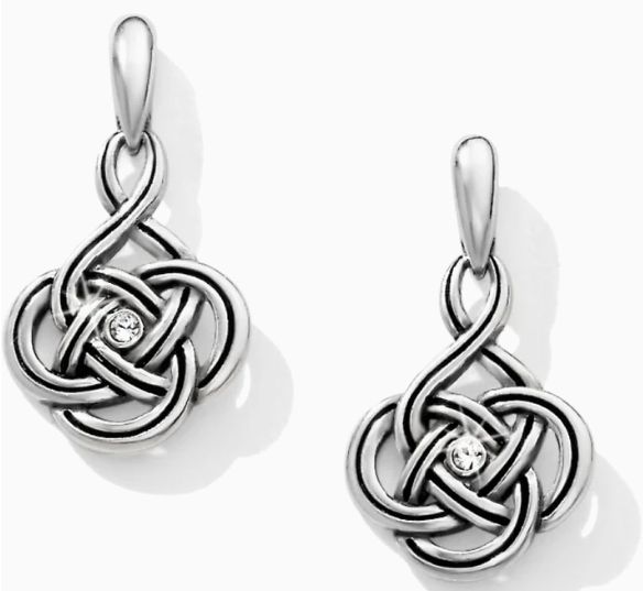 JA1811 Interlok Petite Post Drop Earrings