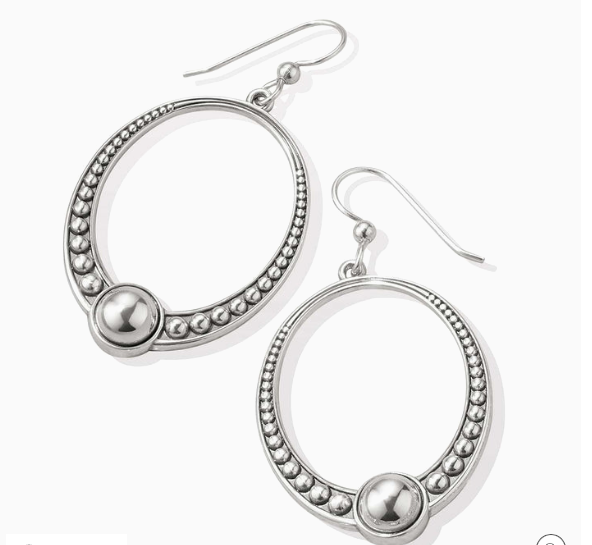 Pretty Tough Oval French Wire Earrings JA7820