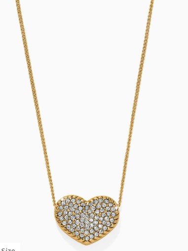 JM7730 Illumina Celeste Heart Bold Necklace