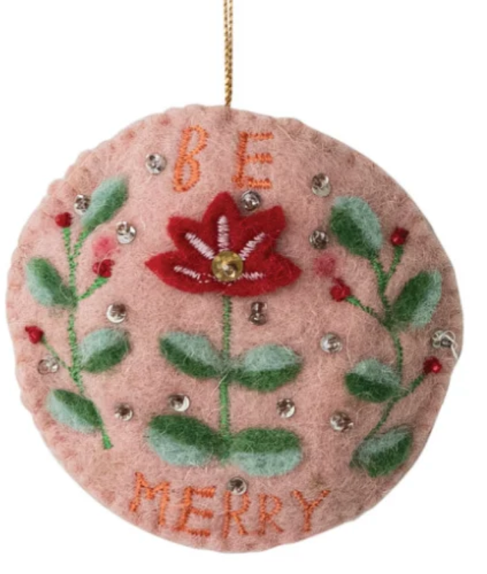 C-26 Wool Felt Ornament ( Assorted )