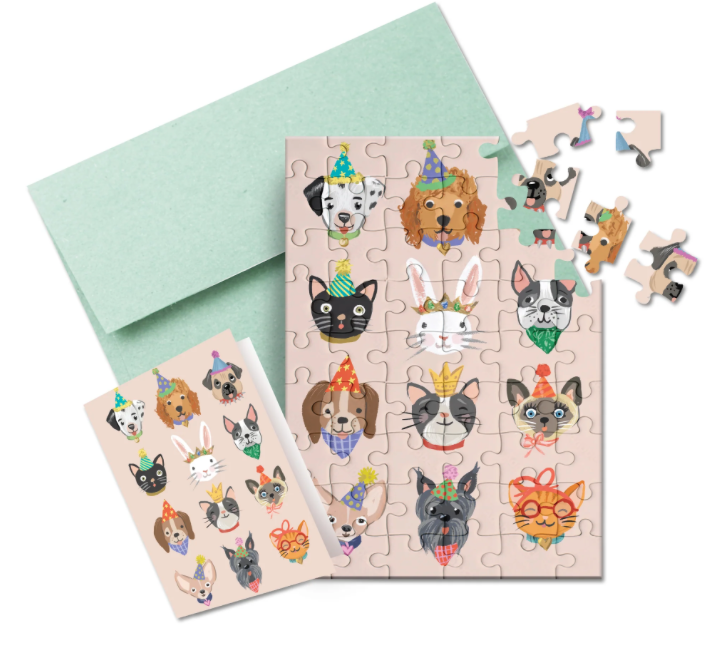 Inkling Puzzle Greeting Cards