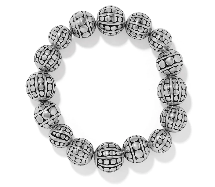 JF0540 Pebble Dot Bola Stretch Bracelet