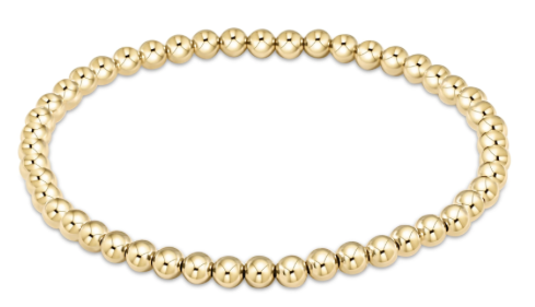 BCLG4 classic gold 4mm bracelet
