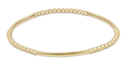 BBBPG25 bar gold 2.5mm bracelet