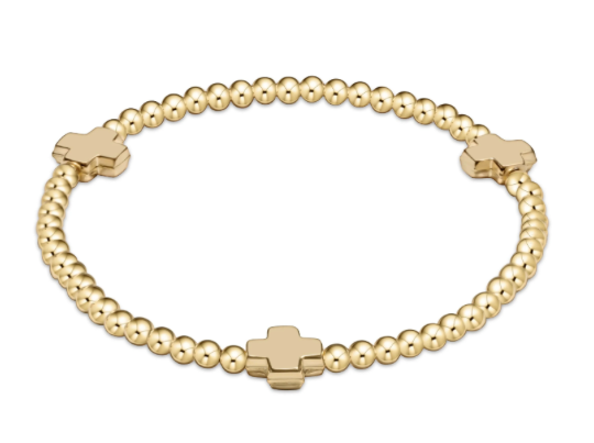 BSC3GG signature cross gold 3mm