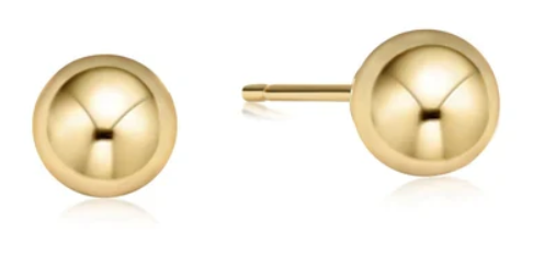 ECL8BASG classic 8mm ball stud- gold