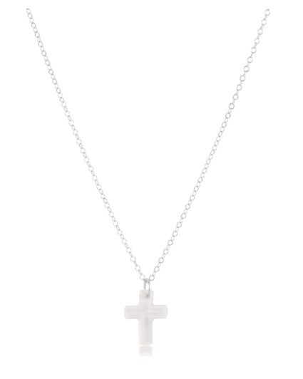 Enewton N16SSBLESCRYS 16" necklace sterling- blessed crystal charm