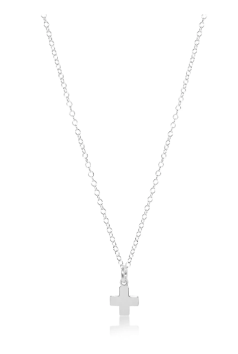 N16SSSCS 16' Necklace Sterling- Signature Cross Sterling Charm