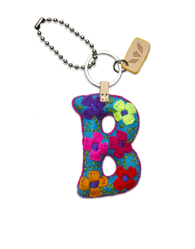 Turquoise Felt Alphabet Charm ( Assorted )