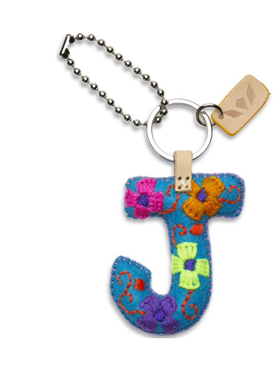 Turquoise Felt Alphabet Charm ( Assorted )