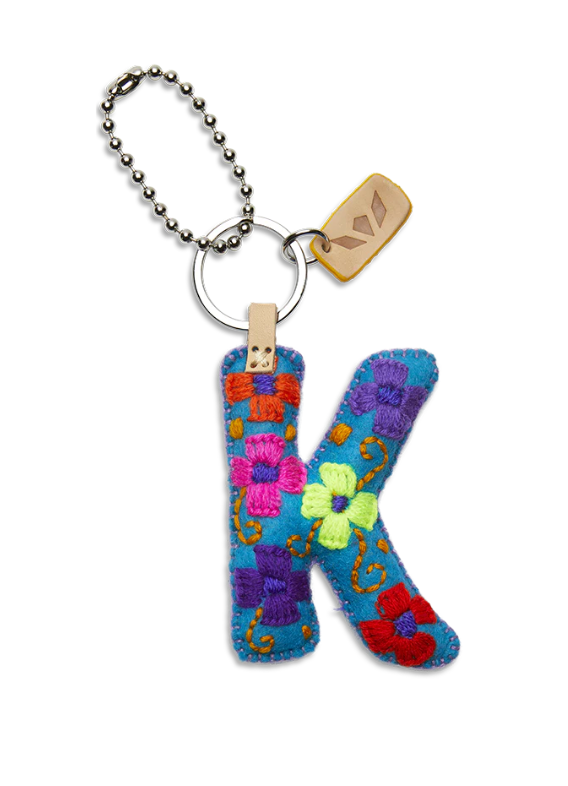 Turquoise Felt Alphabet Charm ( Assorted )
