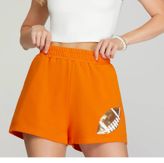 Game Day Football Patch Shorts ( Assorted Colors )