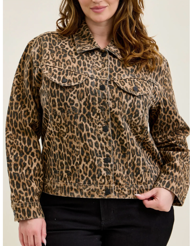 Judy Blue Leopard Jacket