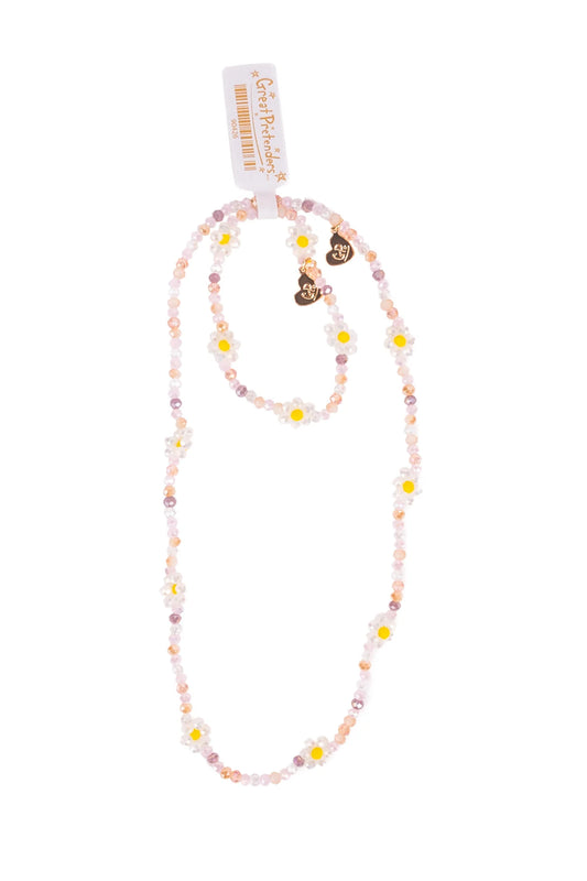Daisy Delight Necklace & Bracelet Set