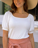 Grace and Lace Sweet Ribbed Top