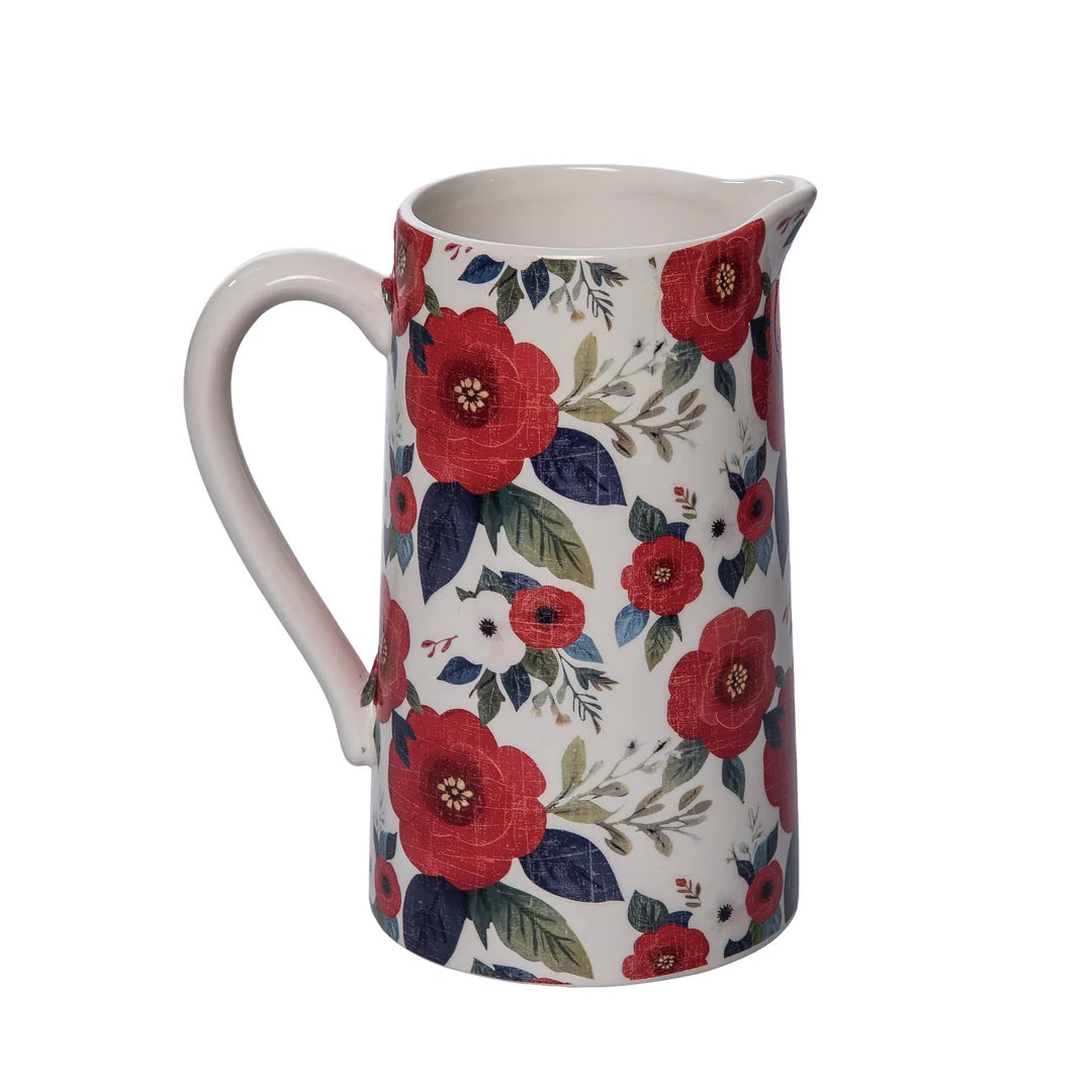 B&B Floral Pitcher