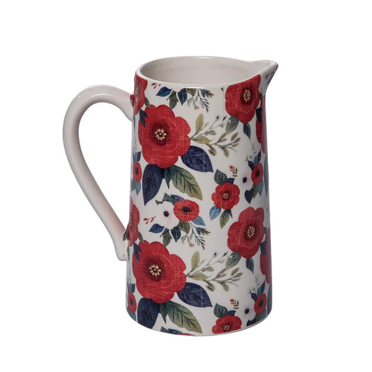 B&B Floral Pitcher