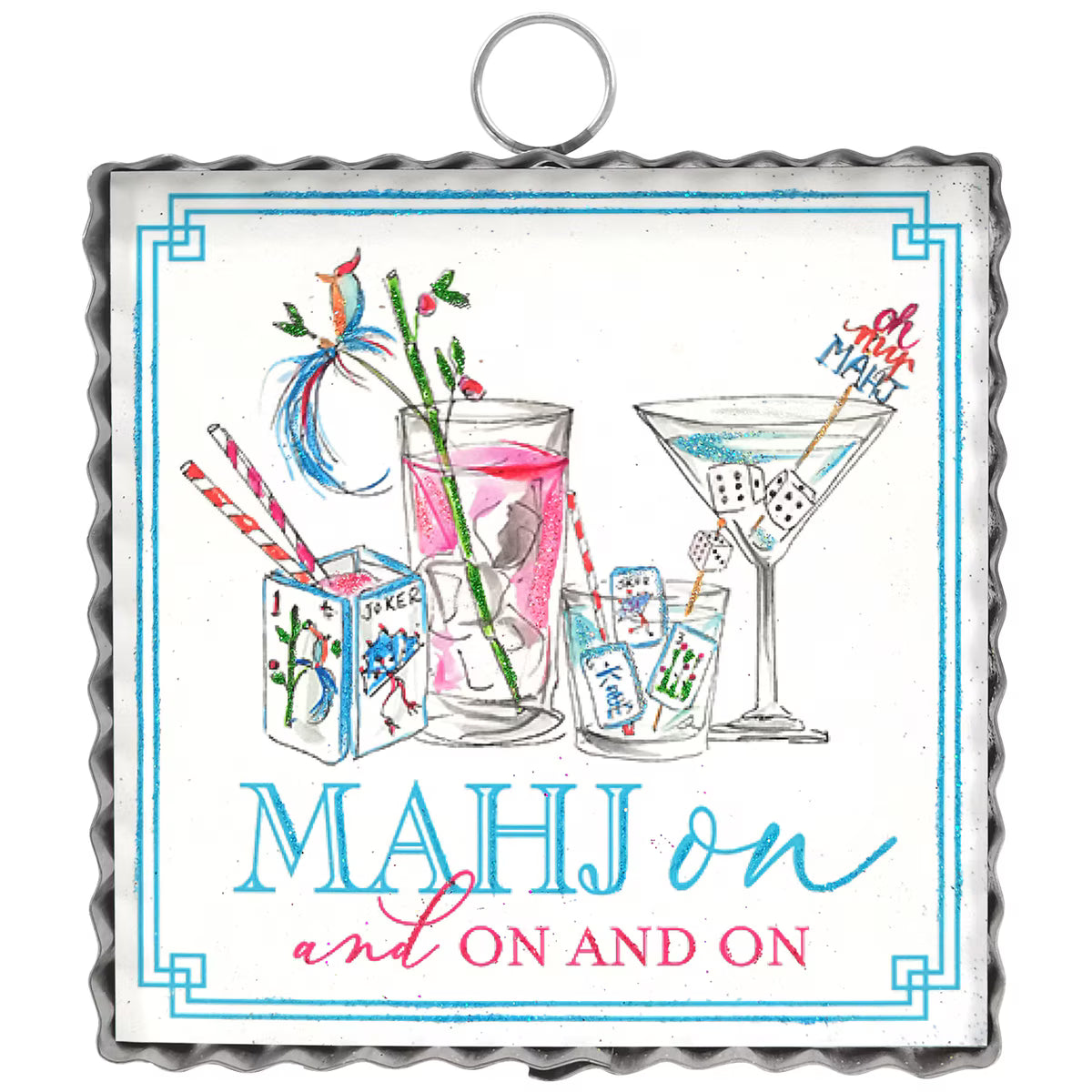 Mini Art Mahjong & On Plaque