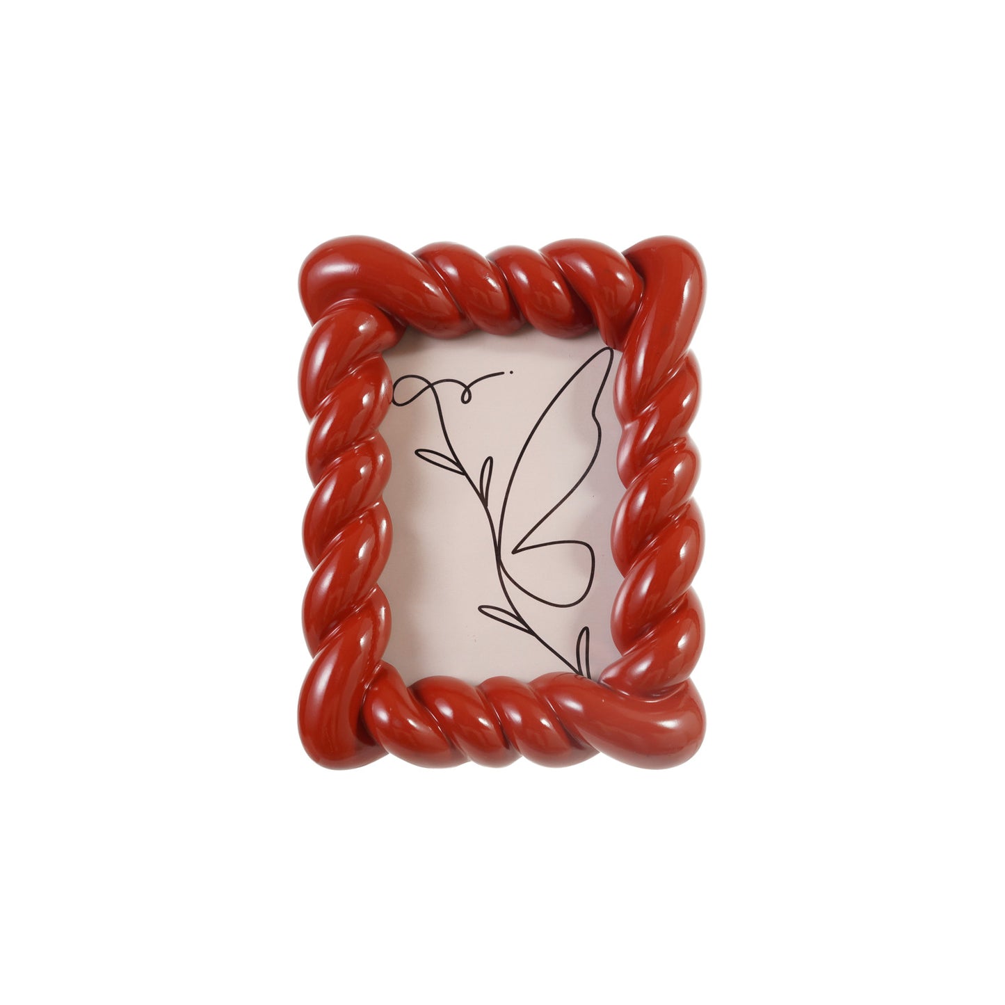 Resin Twisted Photo Frame  ( Assorted )