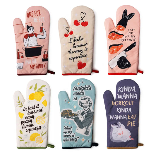 Two Left Feet Reluctant Chef Oven Mitt