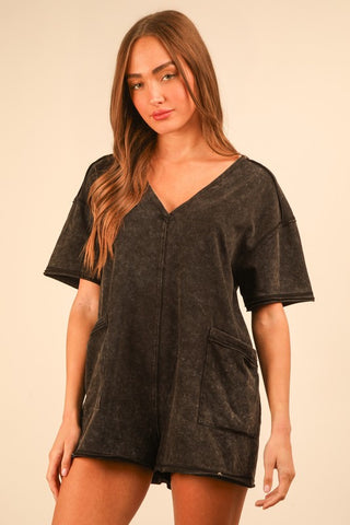 VJ Black Romper Curvy
