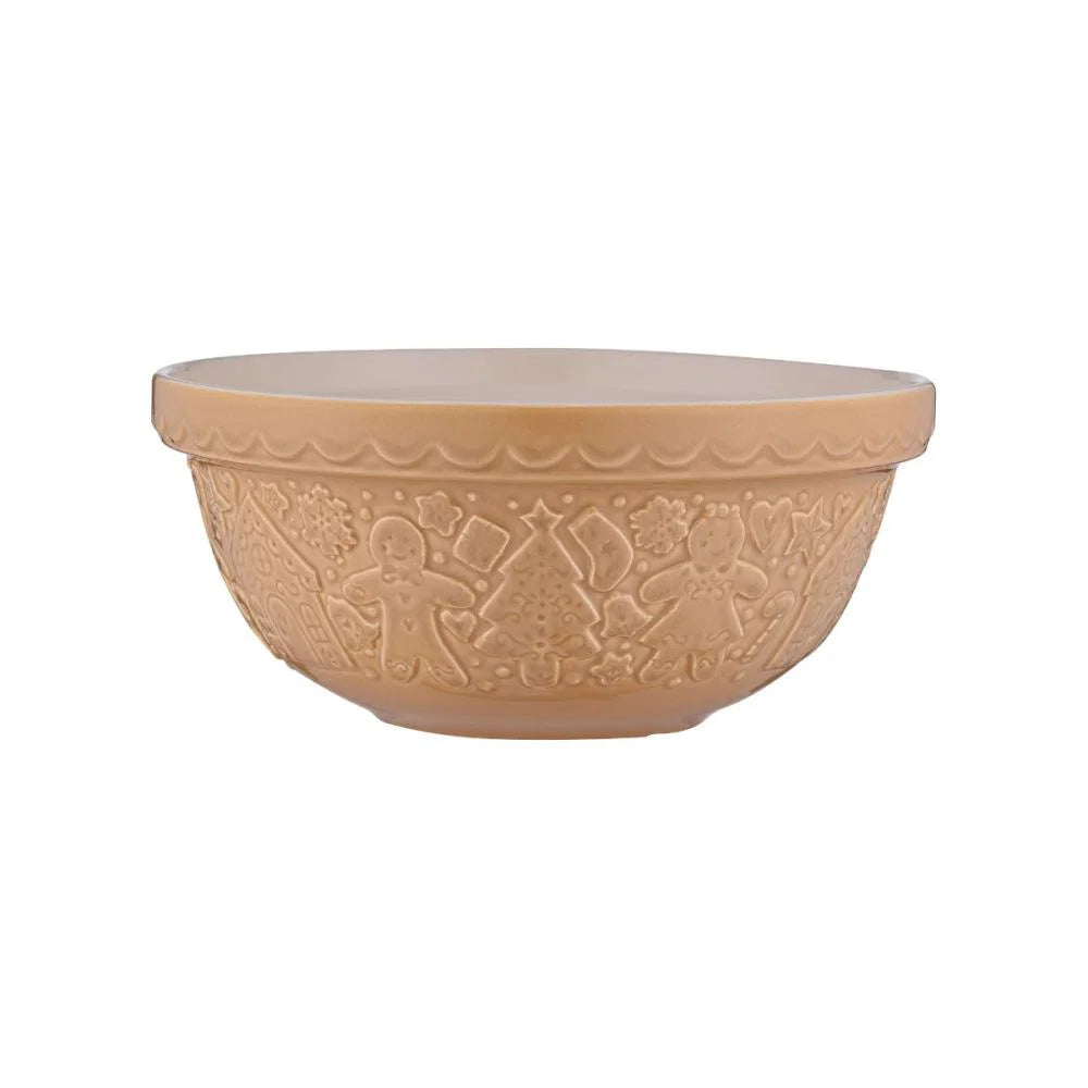 Gingerbread Lane S24 (2.15 Qt) Embossed Mixing Bowl | Cane