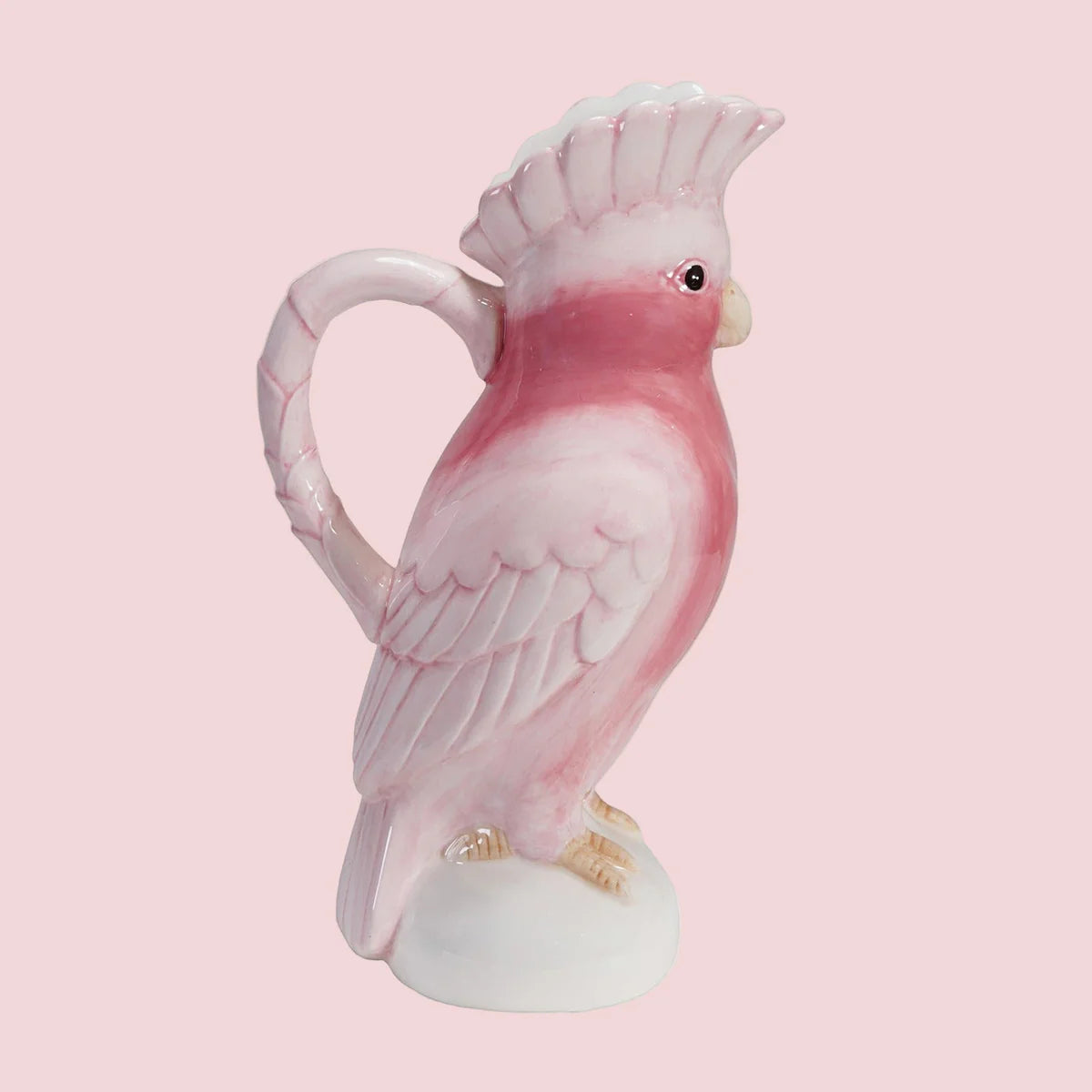 Ceramic Cockatoo Shaped Pitcher