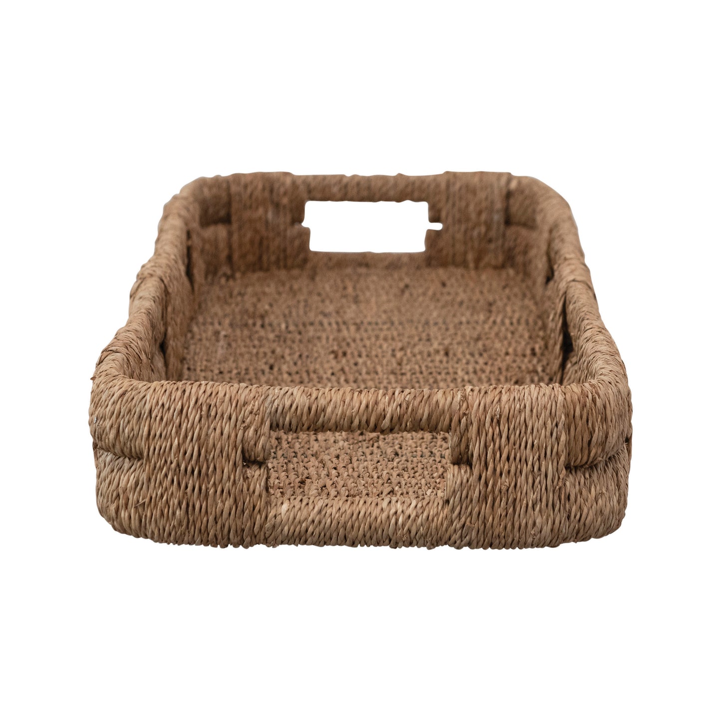 Hand Woven Bankuan Tray w Handles