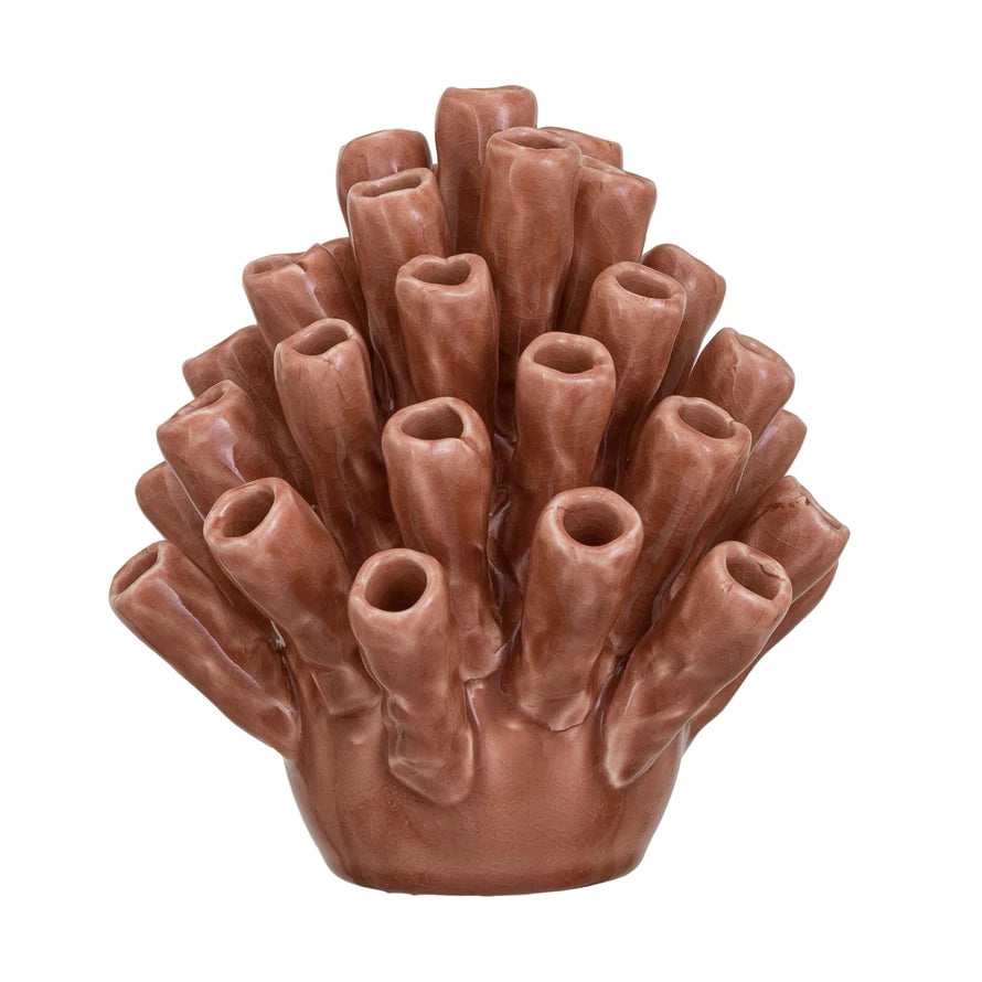 Stoneware Coral Shaped Decor