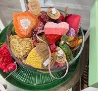 Beaded Heart Tape Measure
