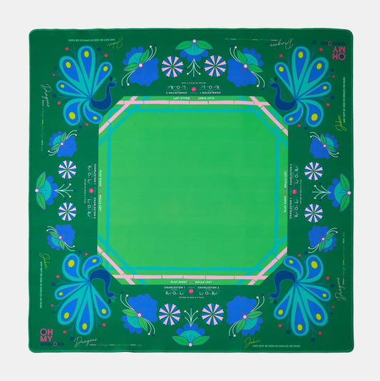 Birdie Green Mahjong Mat