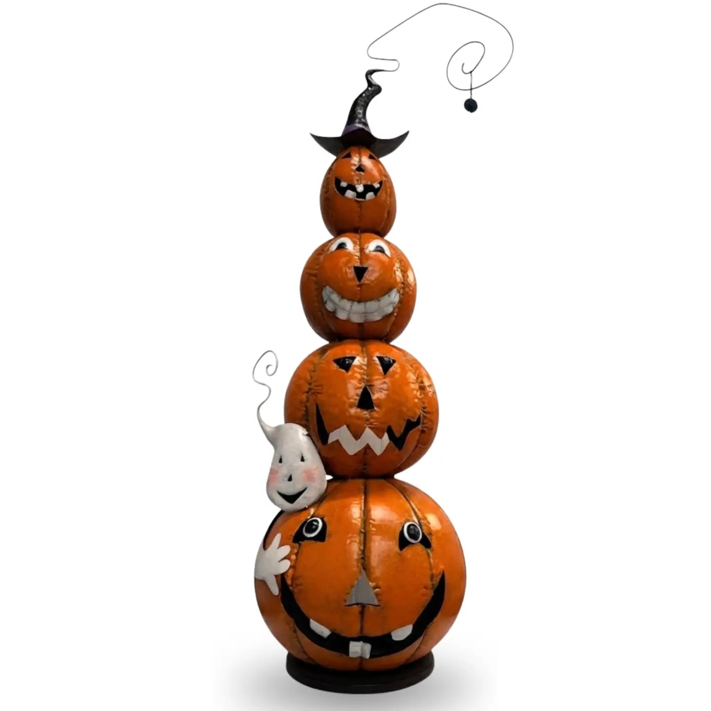 H-26 Metal Jack O Lantern Stack  40 "