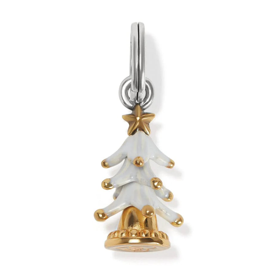 Flocked Christmas Tree Charm JC6883