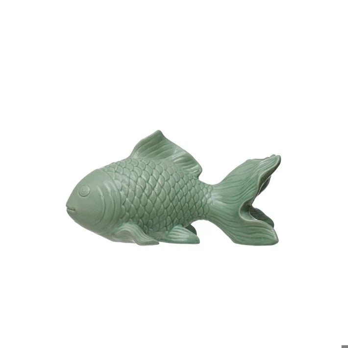 Stoneware Fish ( Green )