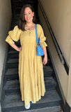 Flowy and Easy Button Front Tiered Maxi Dress