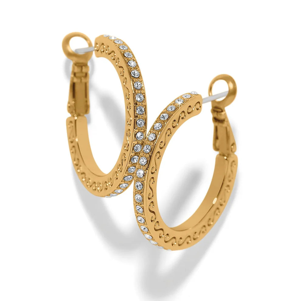 Meridian Thin Small Hoop Earrings ( Gold ) JA0316