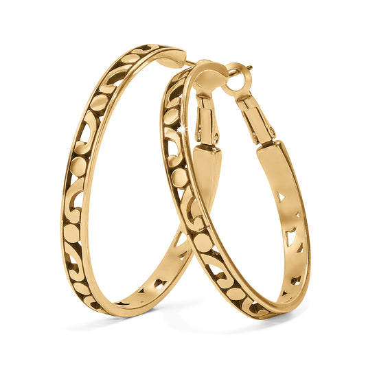 Contempo Gold Large Hoop JA9907*