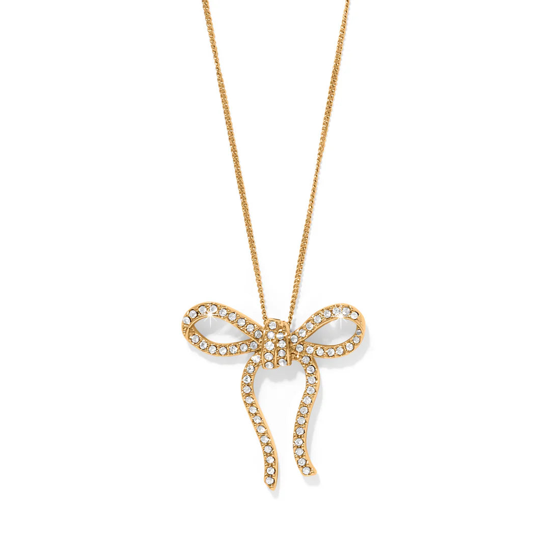 Illumina Bow Necklace ( Gold ) JM0211