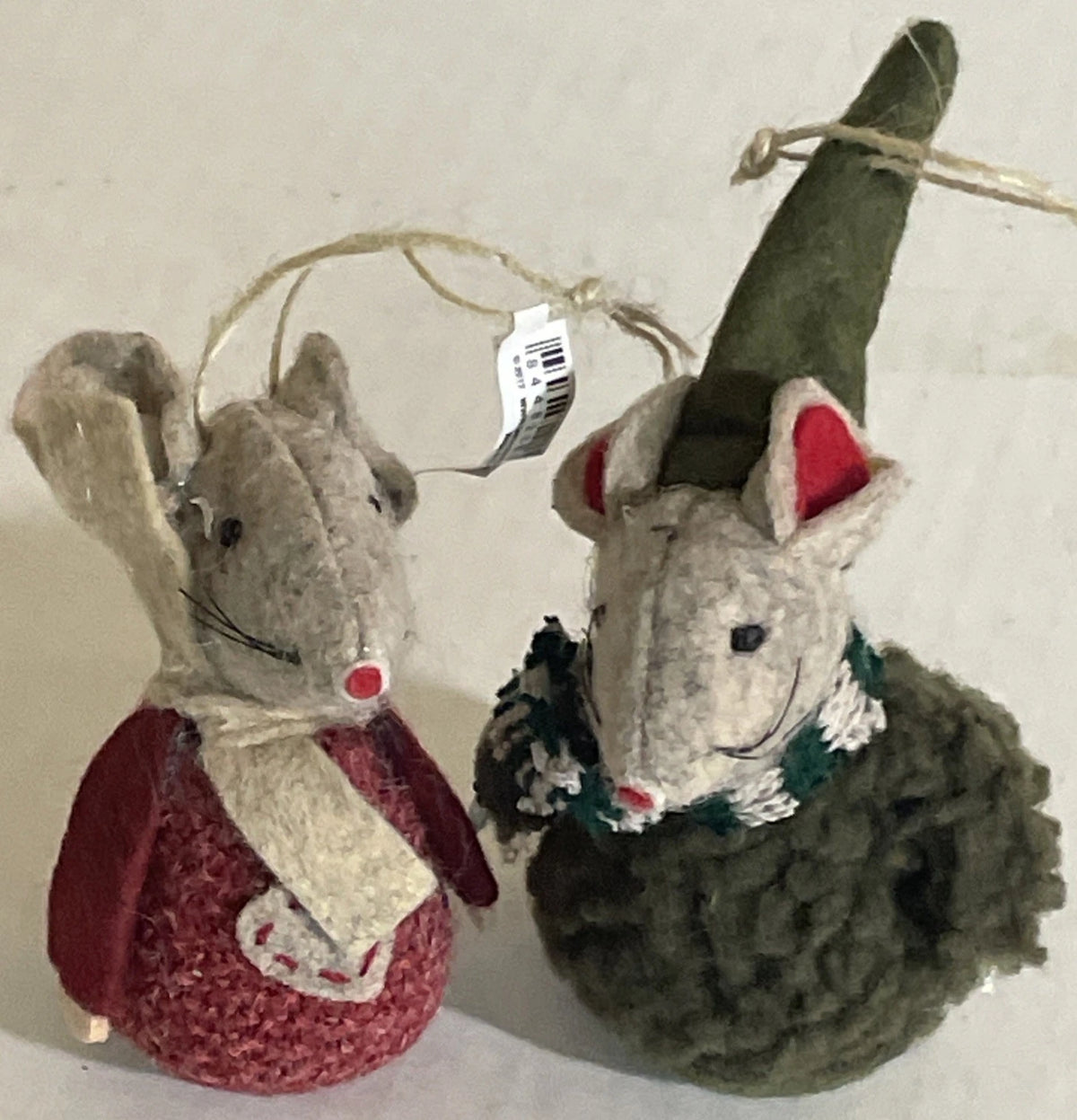 C-26 Mice Felt  Ornaments ( Assorted )