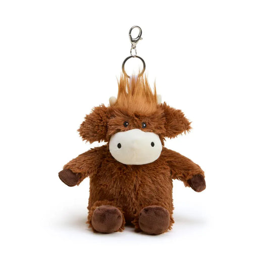 Warmies Bag Charms | Highland Cow