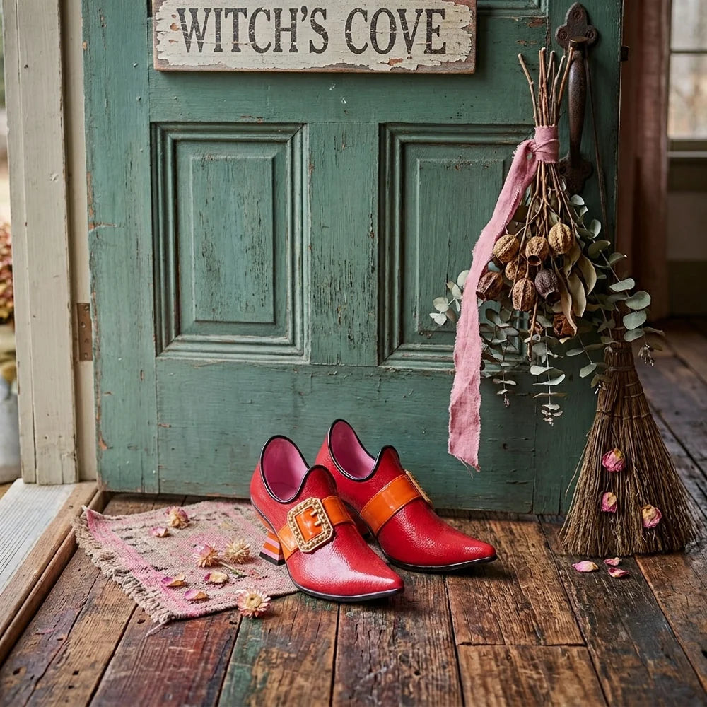 H-26 Whimsical Witch Shoe ( Single Shoe )